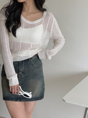 Vintage Mini Skirt / 简约复古迷你裙