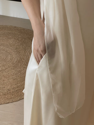 Lumiere Sash Tie Dress / 飘带高级感气质连身裙