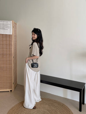 Soft Knit Oversized Top / 软糯超宽松针织T恤