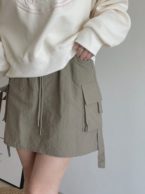 Cargo Short Skirts / 美式工装A字短裙