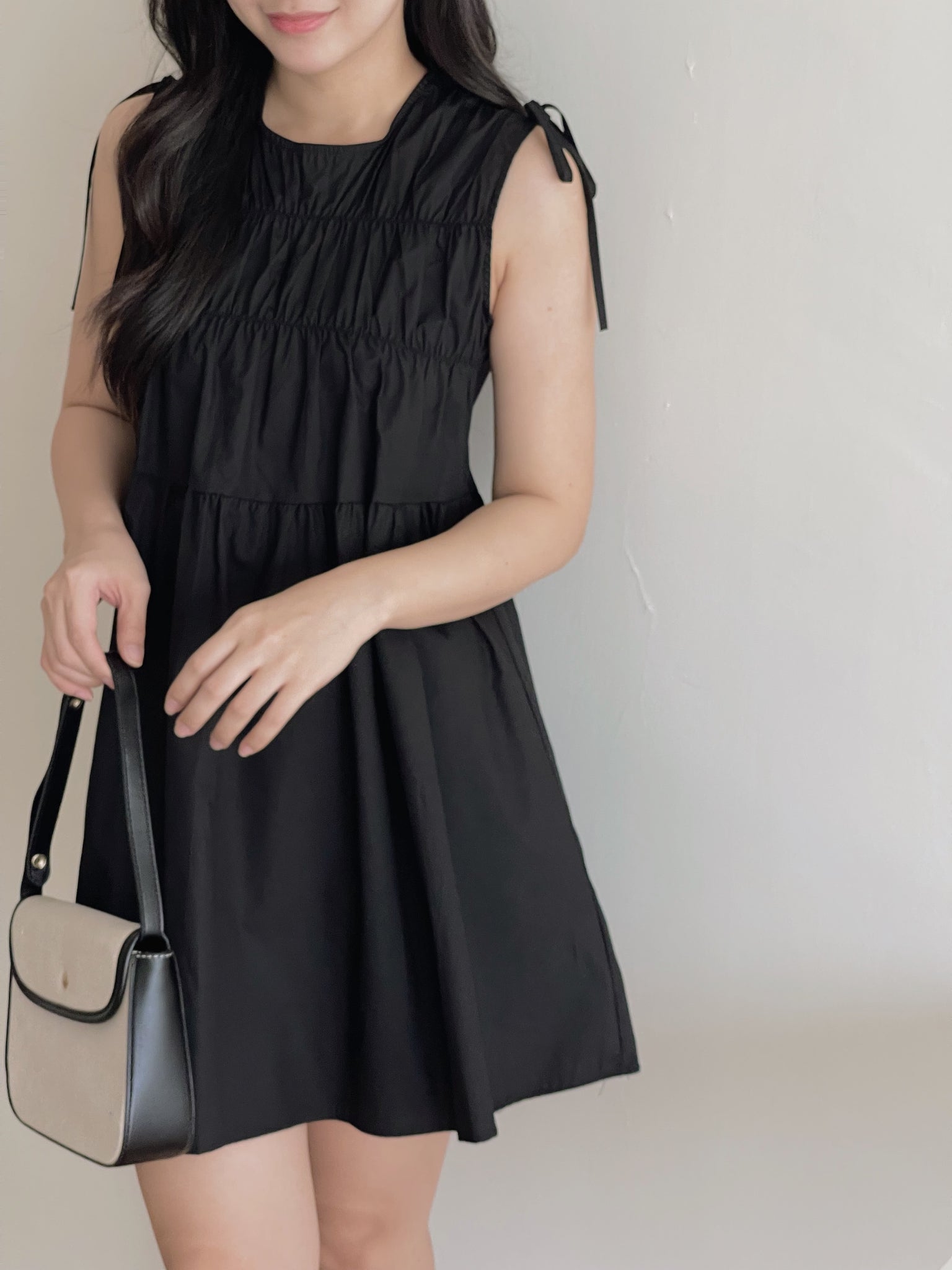 Castille Sweet Dress / 甜美褶皱连身裙