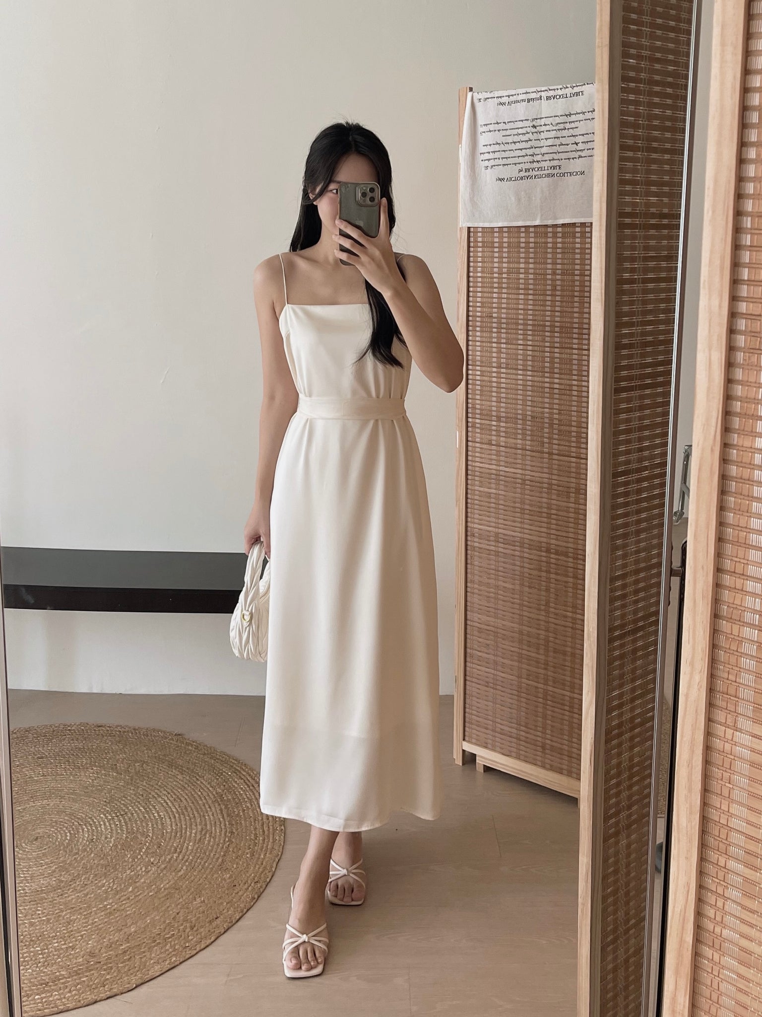 Lumiere Sash Tie Dress / 飘带高级感气质连身裙