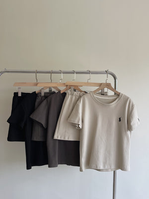 Logo Tee Casual Set / 休闲T恤套装