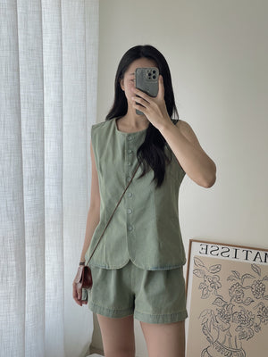 Marceline Denim Set / 老钱风宽松牛仔套装