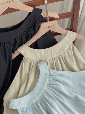 Ellis Sweet Sleeveless Blouse / 甜美挂脖上衣