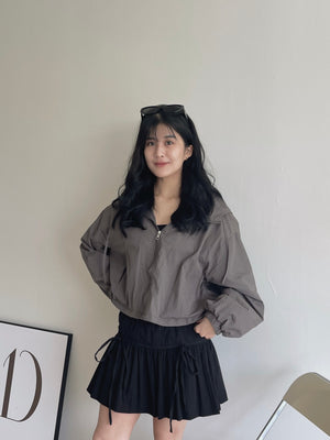 Ribbon Flared Mini Skirt / 伞摆蛋糕短裙
