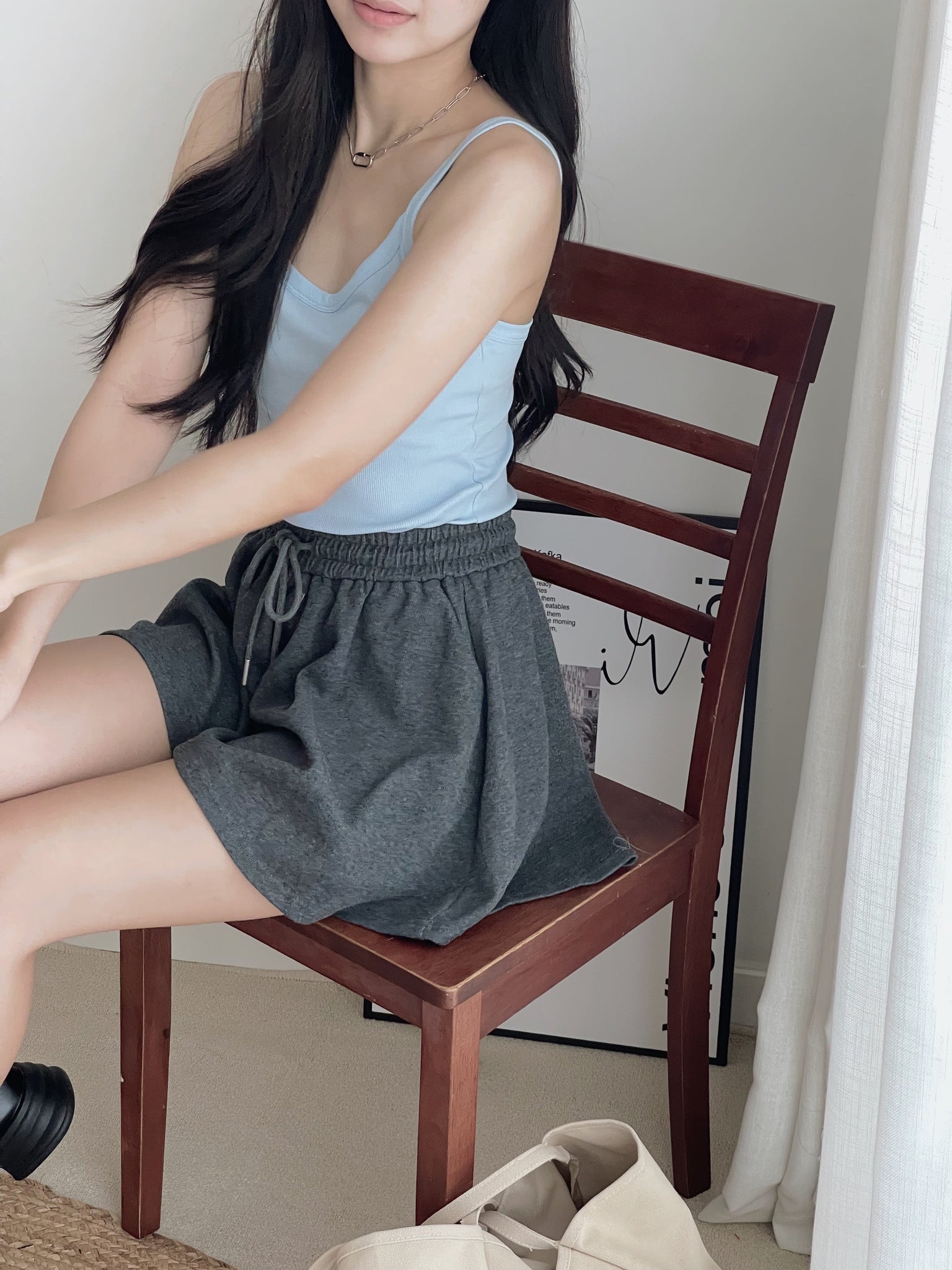 Padded Strap Singlet / 遮副乳带胸垫背心