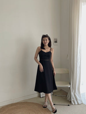 Elliana Midi Dress / 气质镂空吊带裙