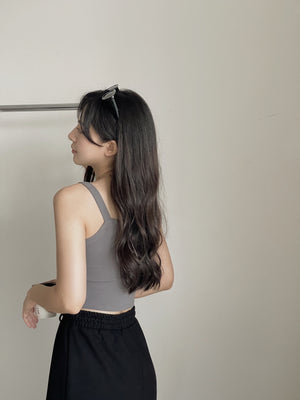 Crop Padded Camisole / 露脐胸垫吊带