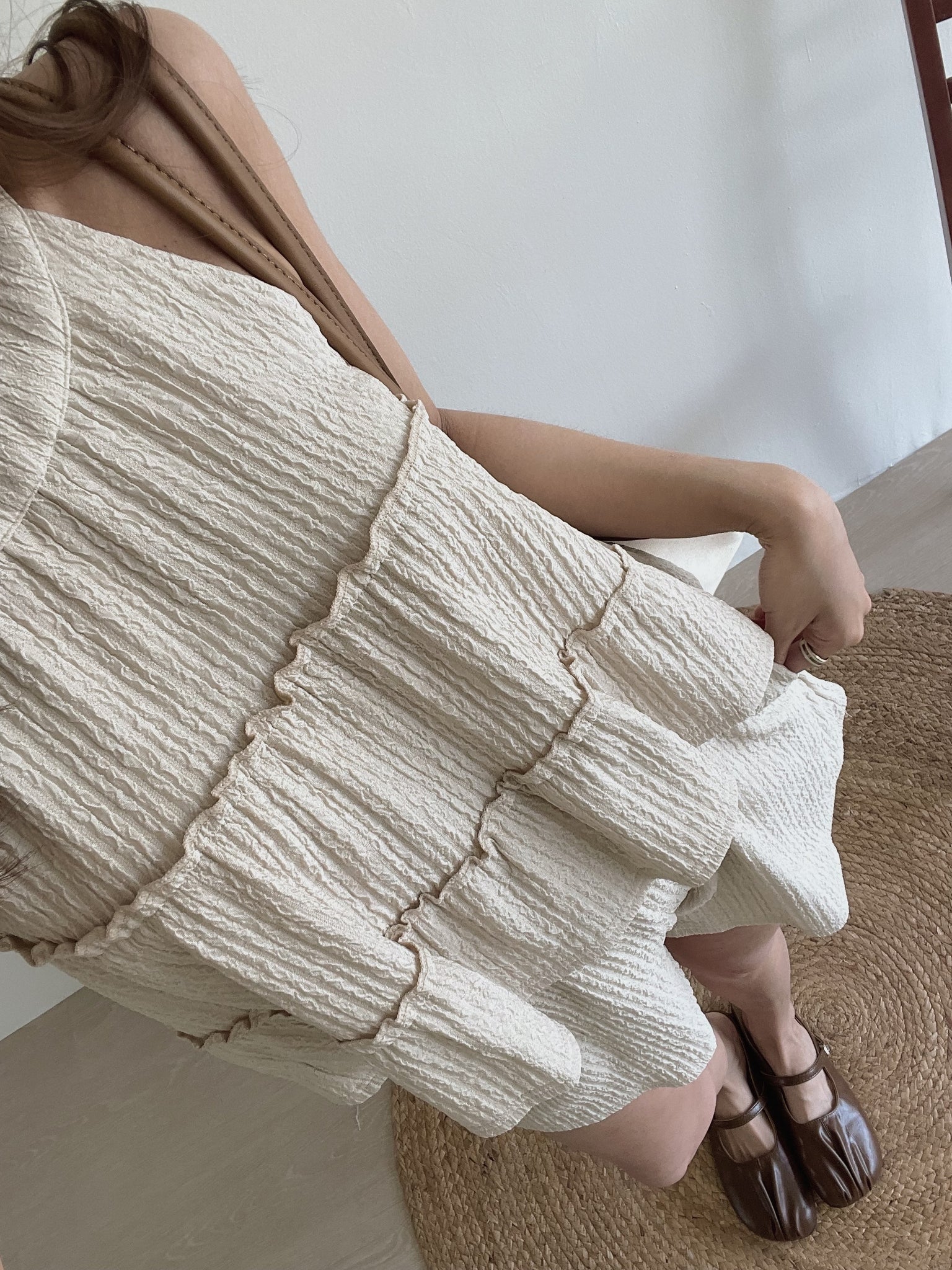 Avery Halterneck Set / 挂脖肌理感短裤套装