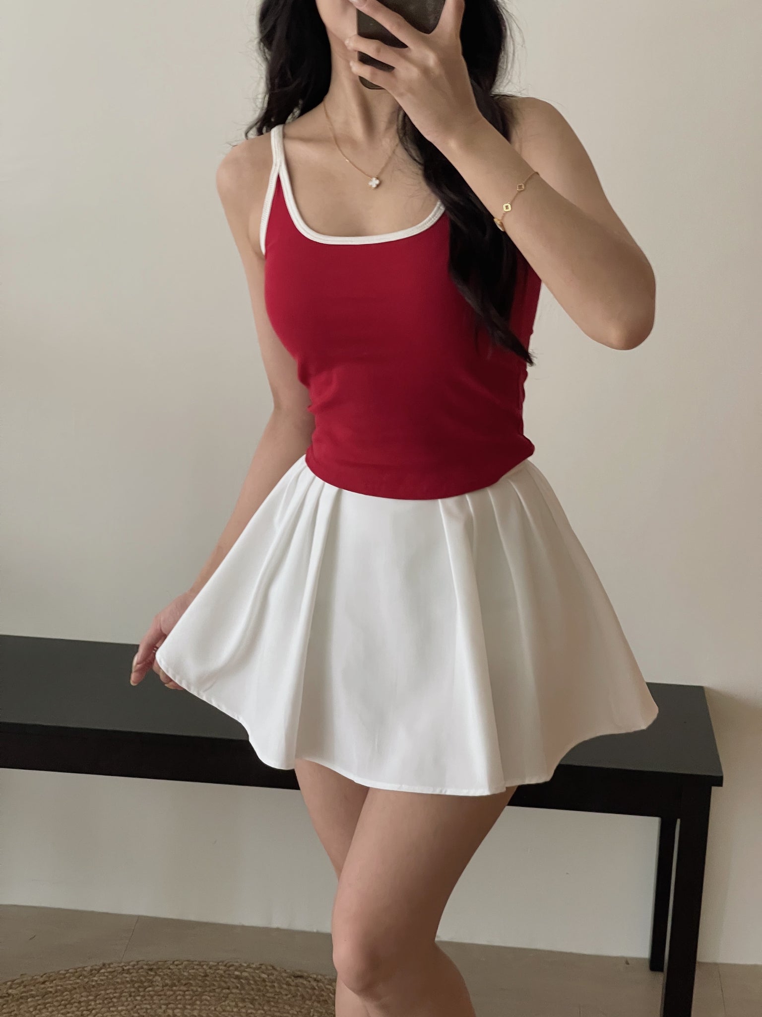 Ellie Sculpted Skirt / 立体蓬蓬打褶短裙