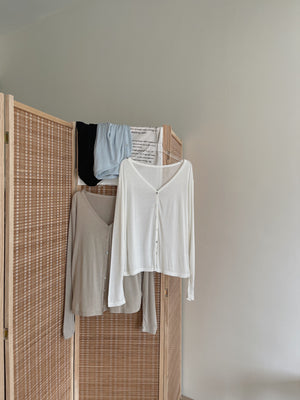 Lyocell Soft Cardigan / 巨柔软冰凉轻薄开衫