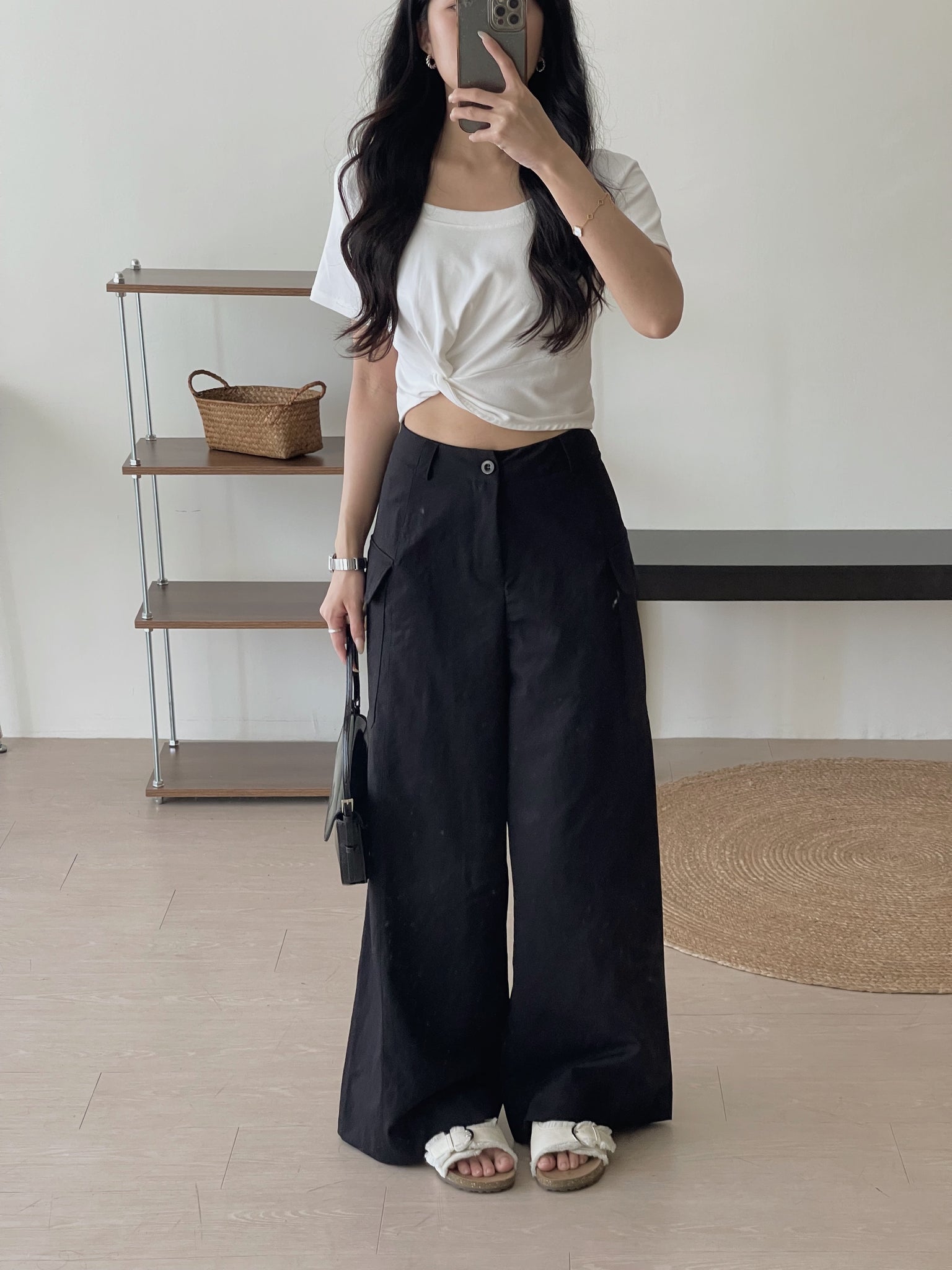 Stylish Baggy Cargo Pants / 帅气个性阔腿长裤