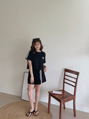 Sporty Skort Set / 盐系运动风裤裙套装