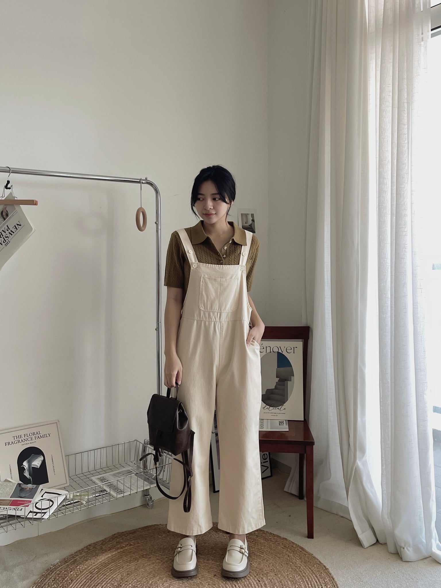 Katz Washed Cotton Overall / 洗水棉背带长裤