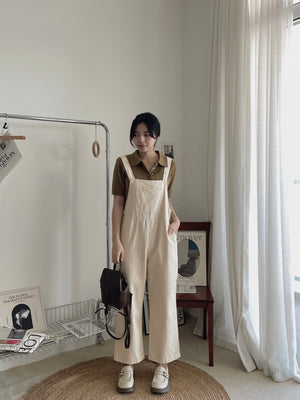 Katz Washed Cotton Overall / 洗水棉背带长裤