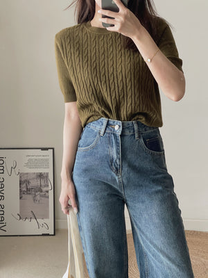 Cross Pockets Jeans / 设计感口袋牛仔长裤