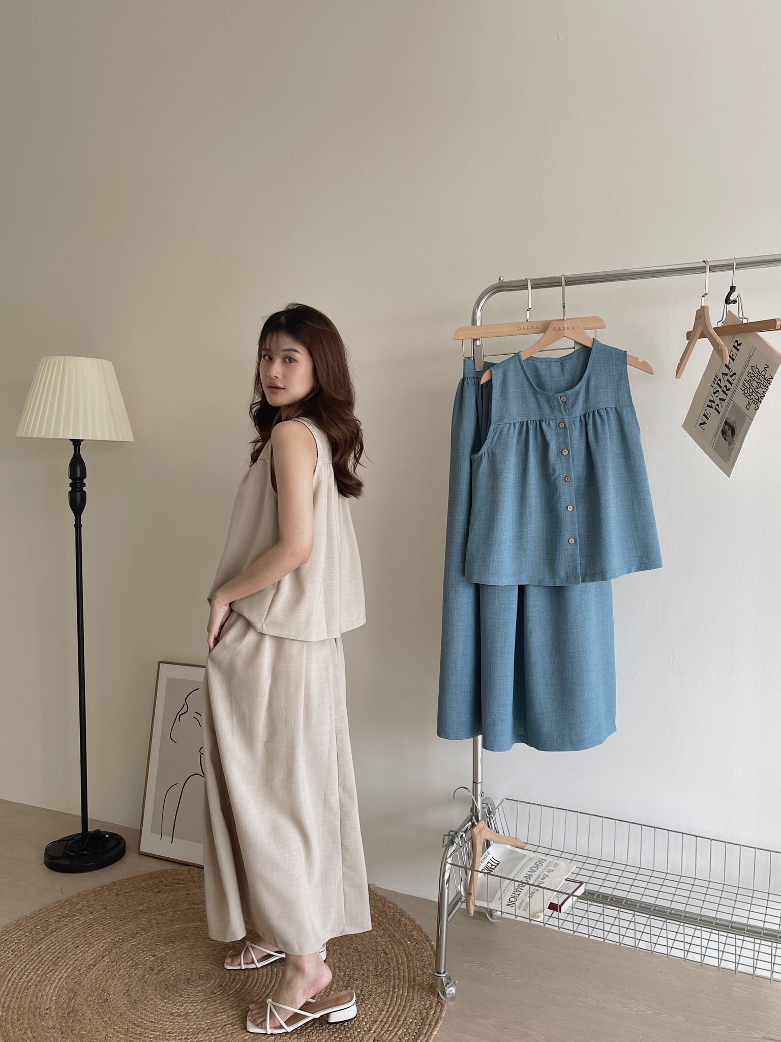 Garcella Linen Set / 简约棉麻套装