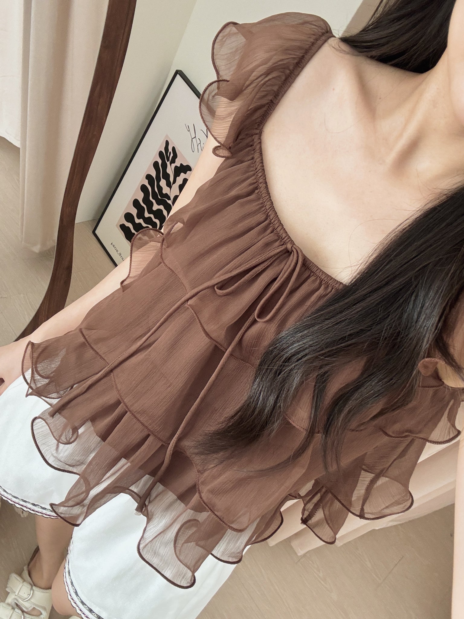 mikiosakabe 25AW Ruffled Blouse おまけ付 MIKIOSAKABE 2025年秋冬 