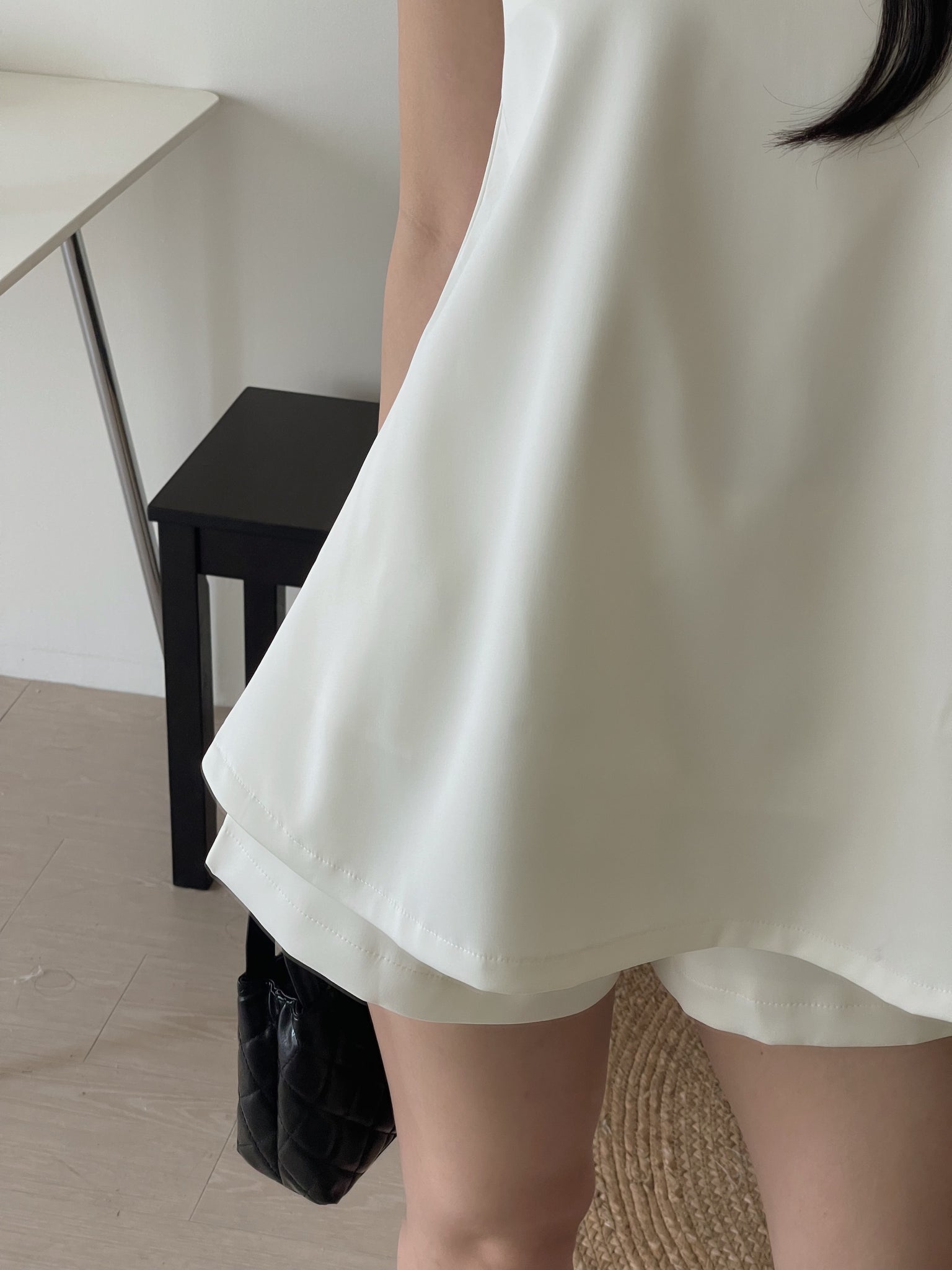 Elegant Satin Bow Set / 名媛气质蝴蝶结缎料套装