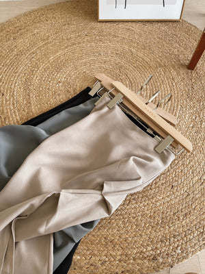 Manette Ruched Skirt / 甜酷褶皱修身半裙