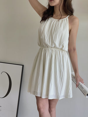 Kalie Back Cutout Dress / 挂脖收腰露背裙