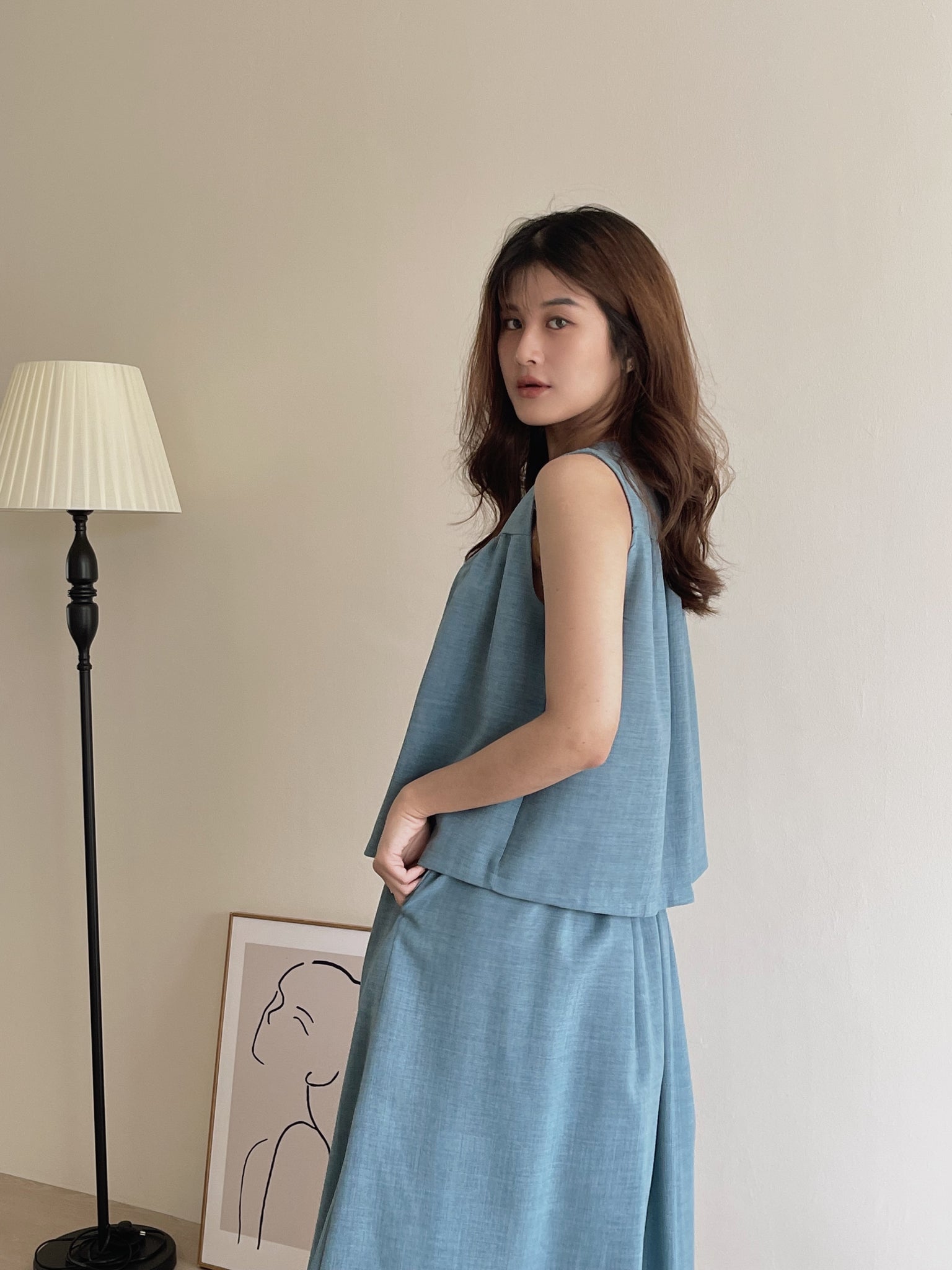 Garcella Linen Set / 简约棉麻套装