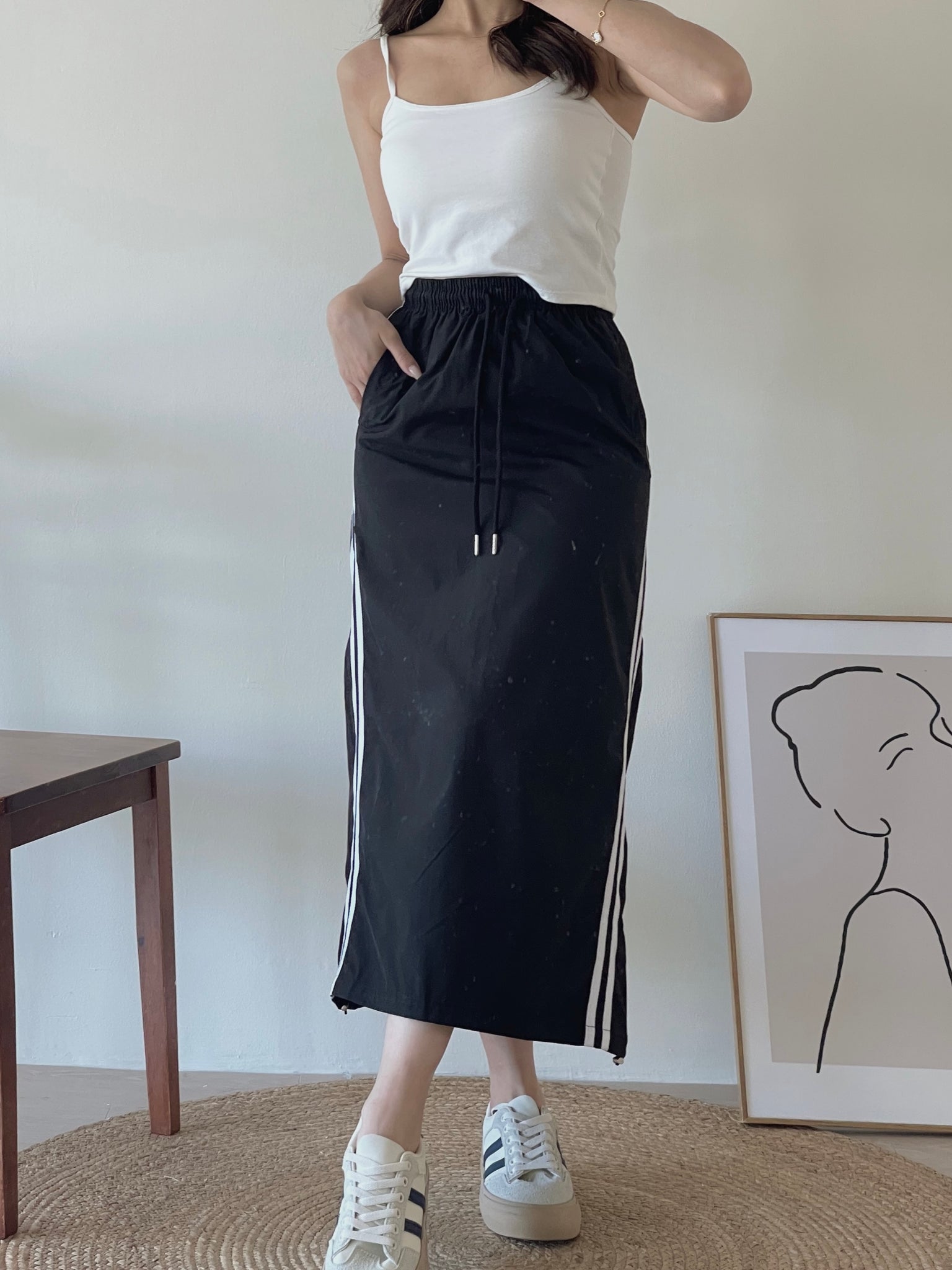 Sporty Midi Skirt / 美式速干运动半身裙