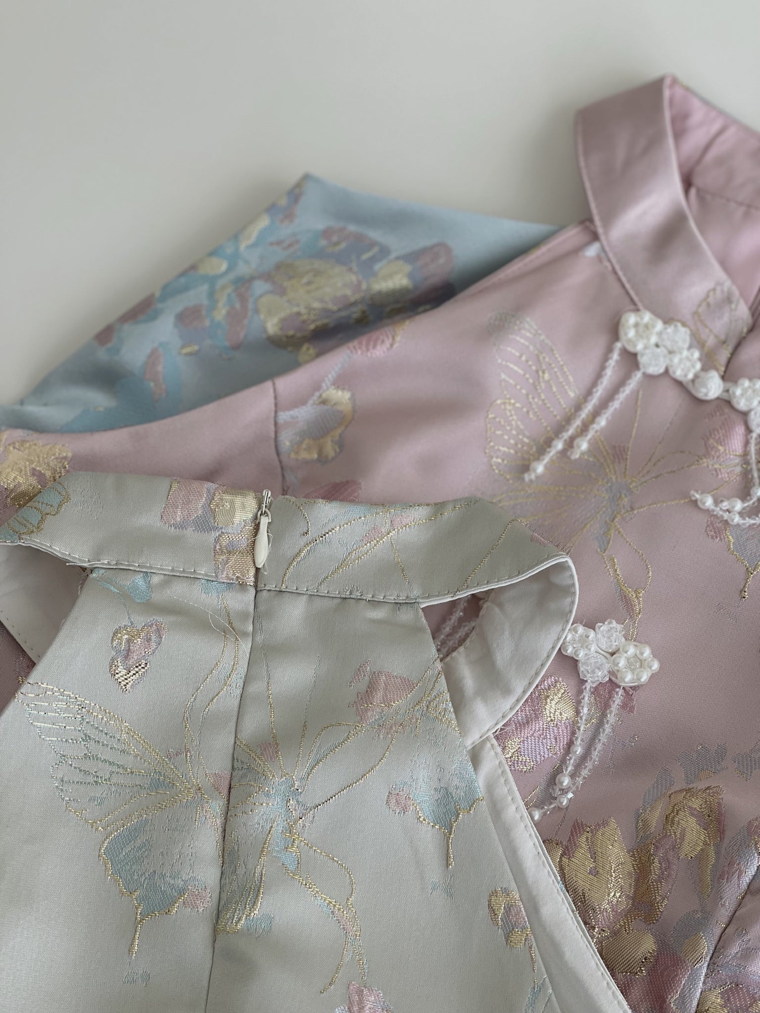 Petal Silhouette Charm Jumpsuit Dress / 【花影娇姿】挂脖花苞连体裙