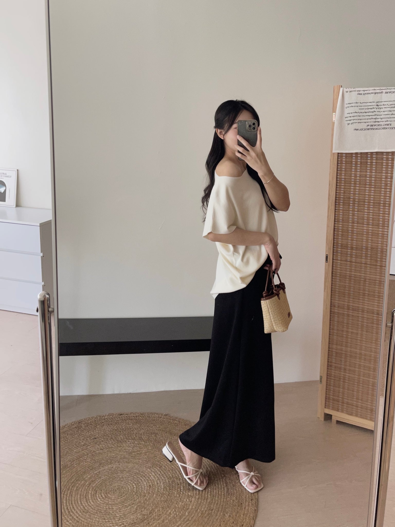 Soft Knit Oversized Top / 软糯超宽松针织T恤