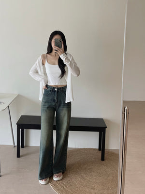 Retro Baggy Jeans Trousers / 复古阔腿拖地牛仔裤