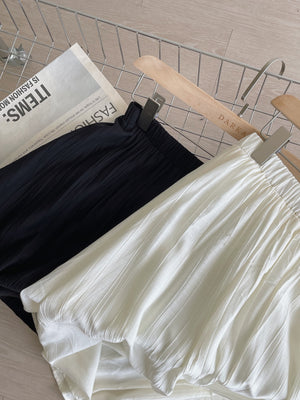Summer Wide Midi Skirt / 清凉飘逸半身裙