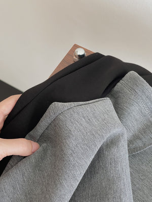 Tie-Waist Aline Midi Skirt / 系带垂坠感宽摆半身裙