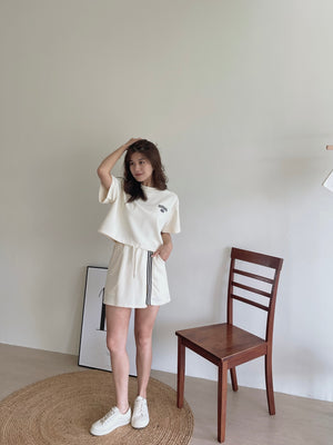 Sporty Skort Set / 盐系运动风裤裙套装