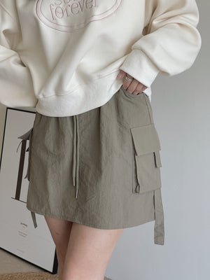 Cargo Short Skirts / 美式工装A字短裙