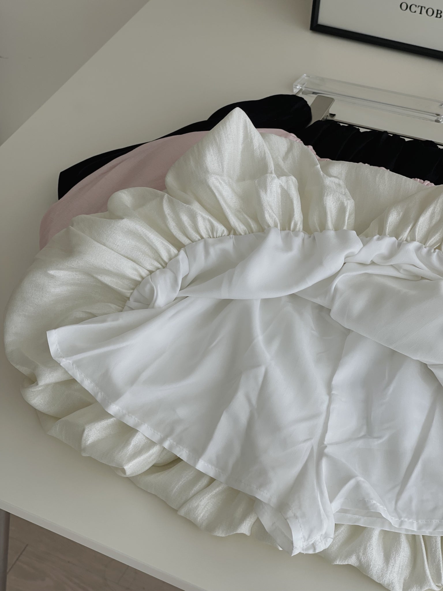 Gleam Cloud Mini Skort / 流光云朵花苞裤裙