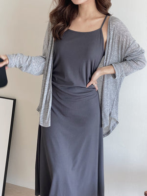 Kendra Cardigan dress set / 防晒衫吊带裙两件套