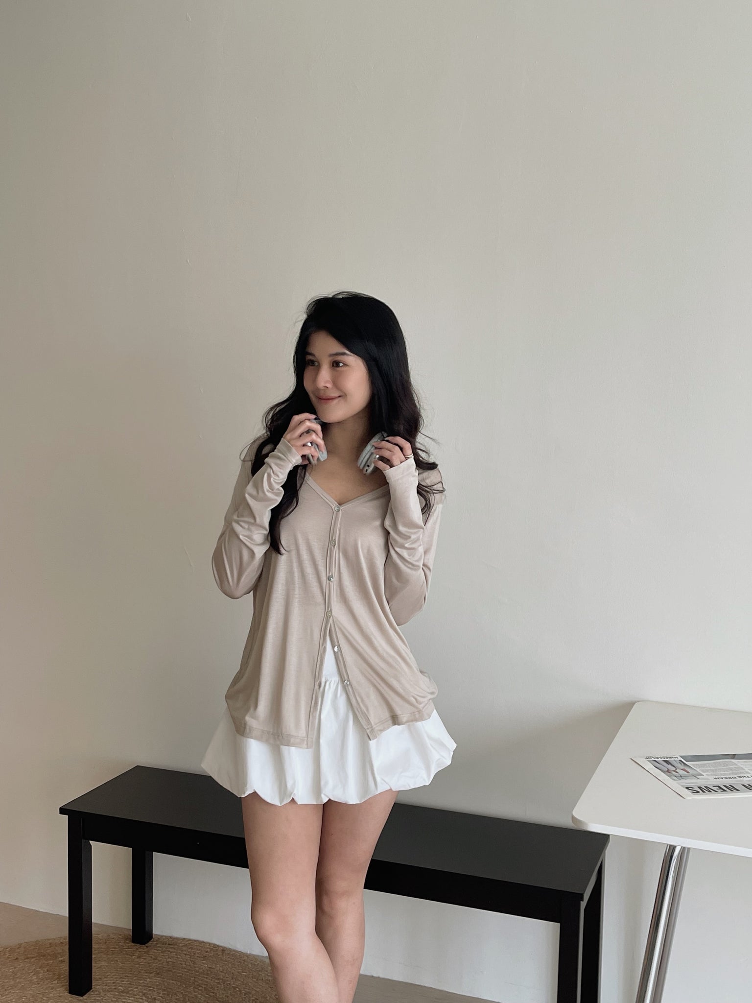 Lyocell Soft Cardigan / 巨柔软冰凉轻薄开衫