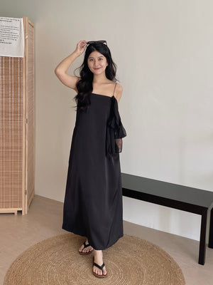 Lumiere Sash Tie Dress / 飘带高级感气质连身裙