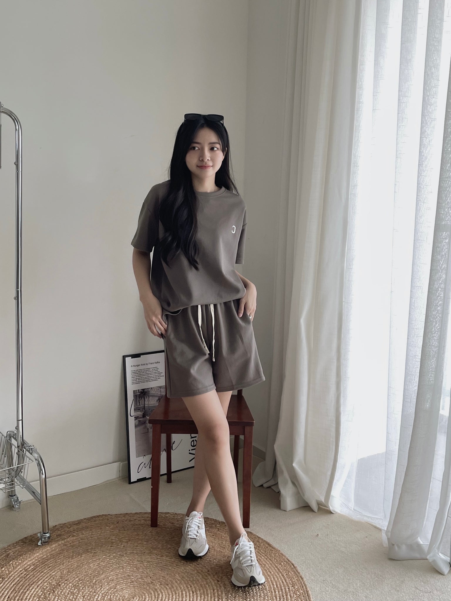 Morandi Casual Set / 莫兰蒂小刺绣休闲套装