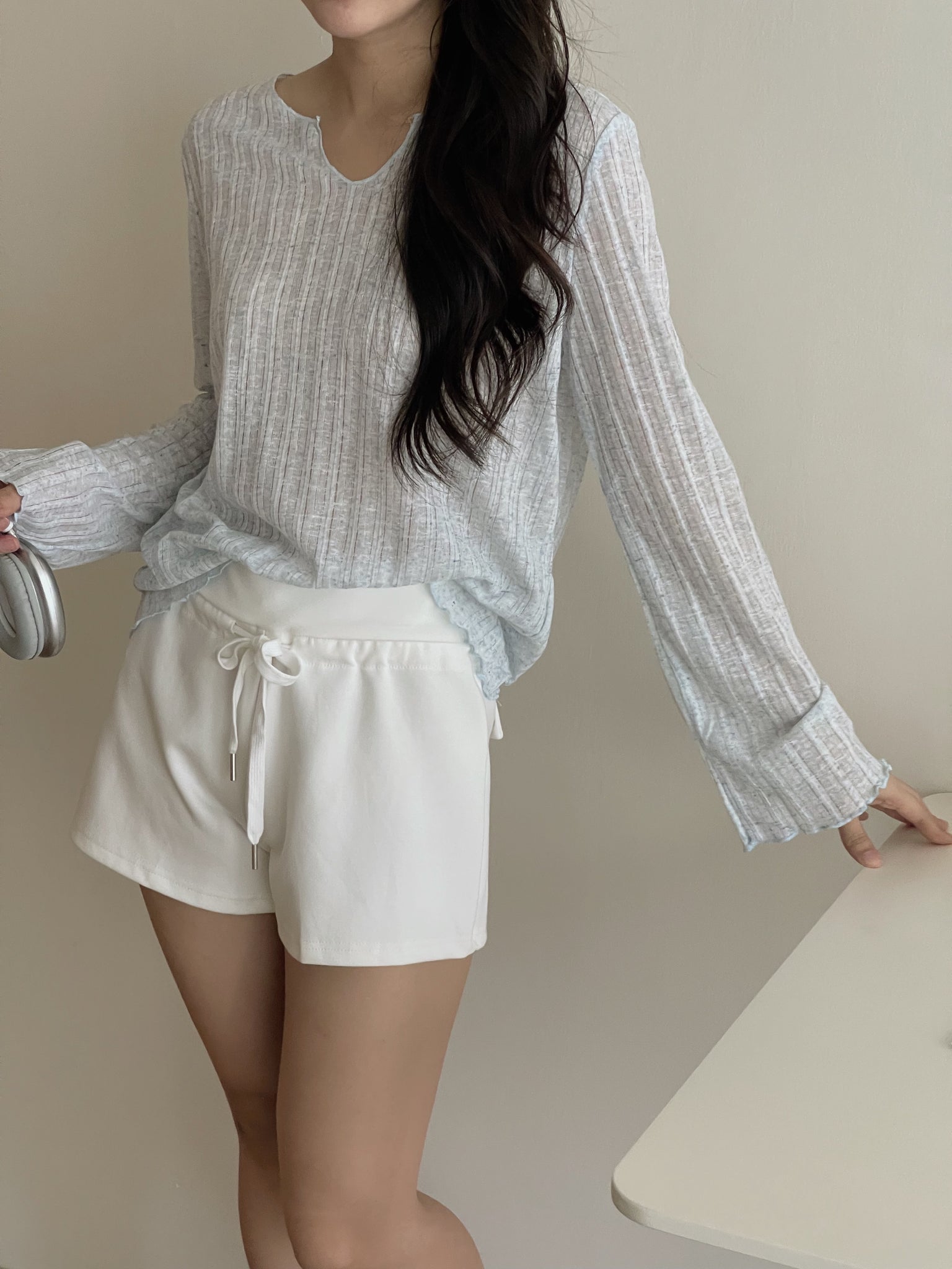 Cozy Snowflake Top / 松弛感‌雪花棉罩衫