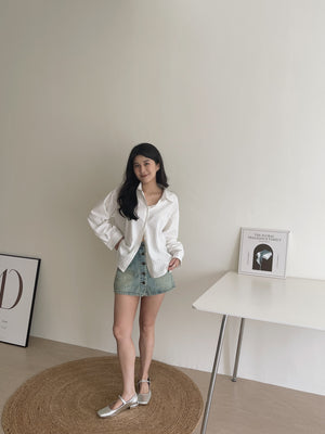 Pattern Striped Shirt / 设计感不规则条纹衬衫