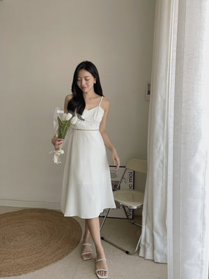 Elliana Midi Dress / 气质镂空吊带裙