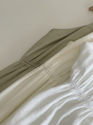 Avril Halterneck Dress / 挂脖后腰镂空长裙