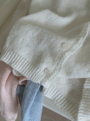 Crochet Knit Cardigan / 毛衣钩花针织开衫