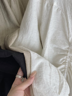 Laia Ruched Shirt / 设计感抽皱衬衫