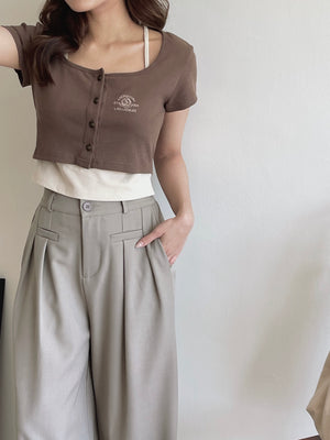 Tasha Smooth Suit Trousers / 垂顺长腿西装裤
