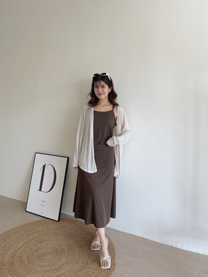 Kendra Cardigan dress set / 防晒衫吊带裙两件套