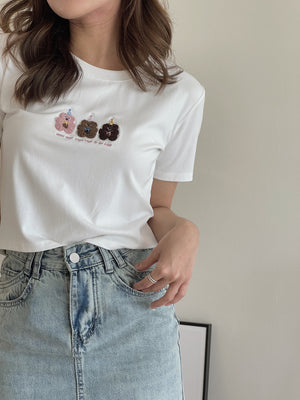 Three Little Bear Tee / 三只小熊圆领Tee