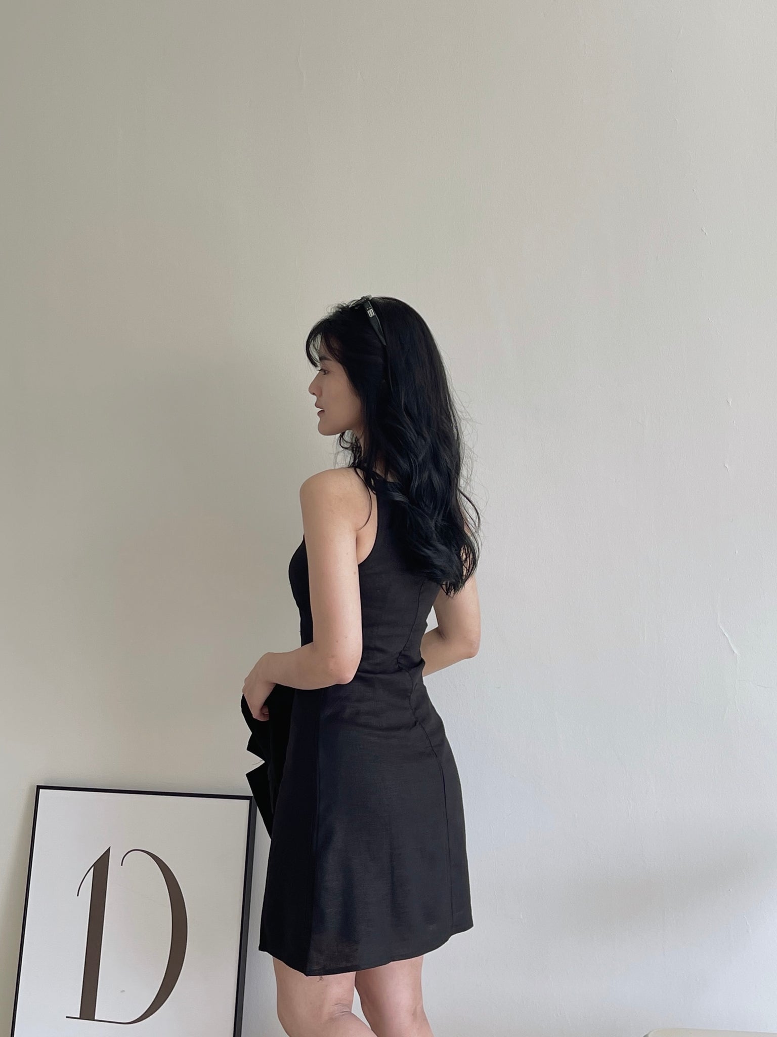 Korean Linen Dress / 韩国麻料显瘦连身裙